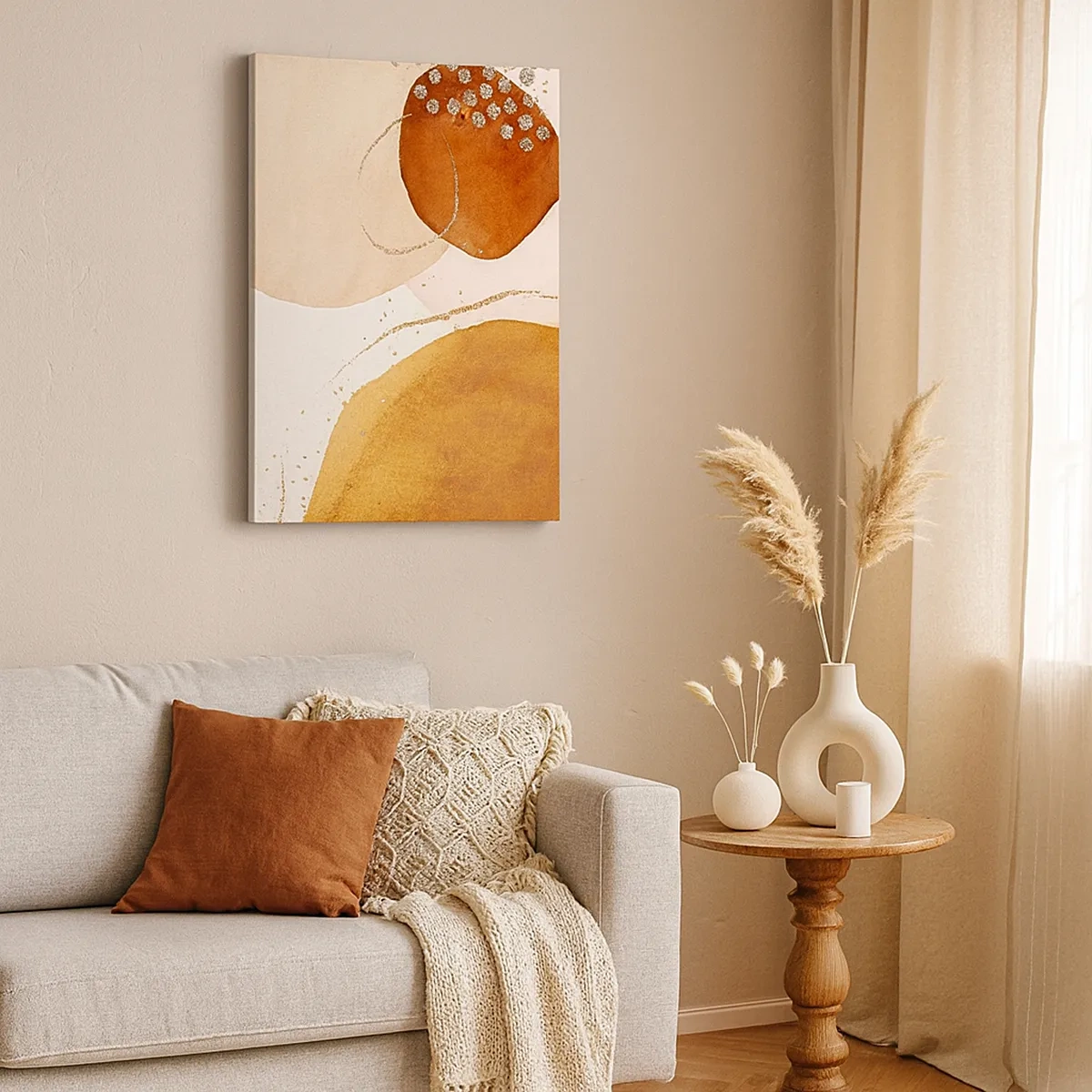 Vászonkép - Gömbölyűség és mozgás - 50x70 cm