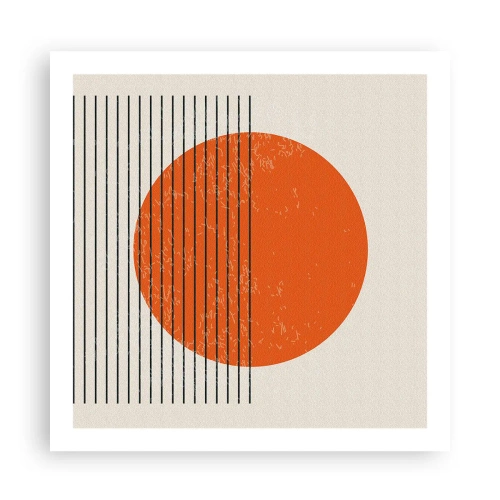 Poszter - Mindig a nap - 60x60 cm