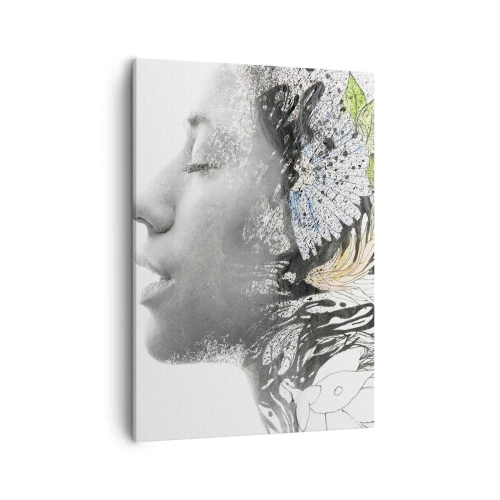 Vászonkép - Elmerülve a természetben - 50x70 cm