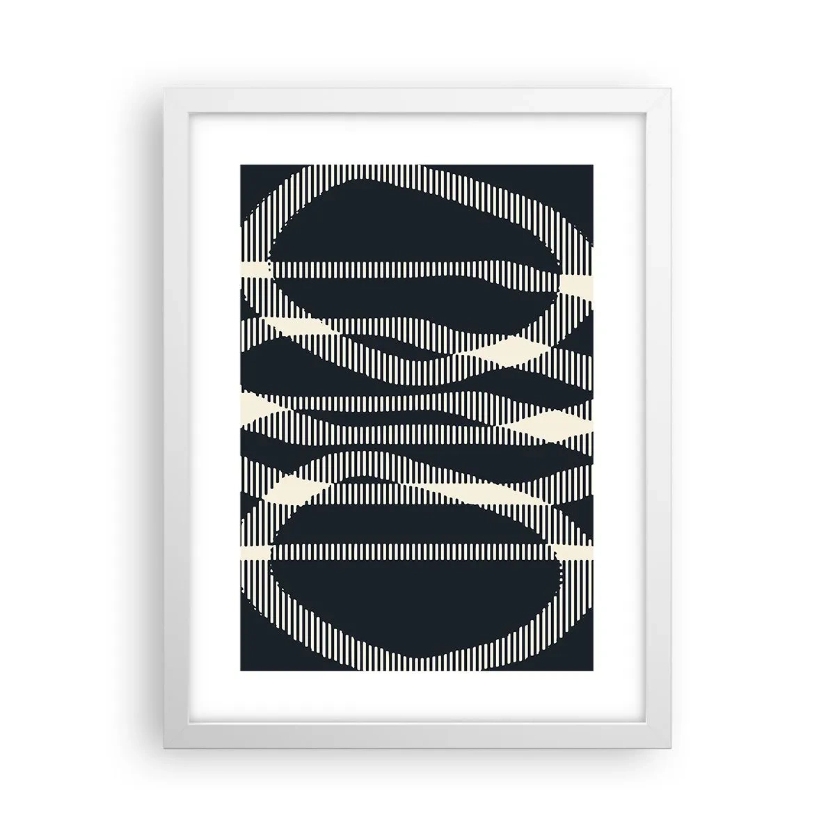 Poszter fekete keretben - Sötétség megtörése kísérlete - 30x40 cm