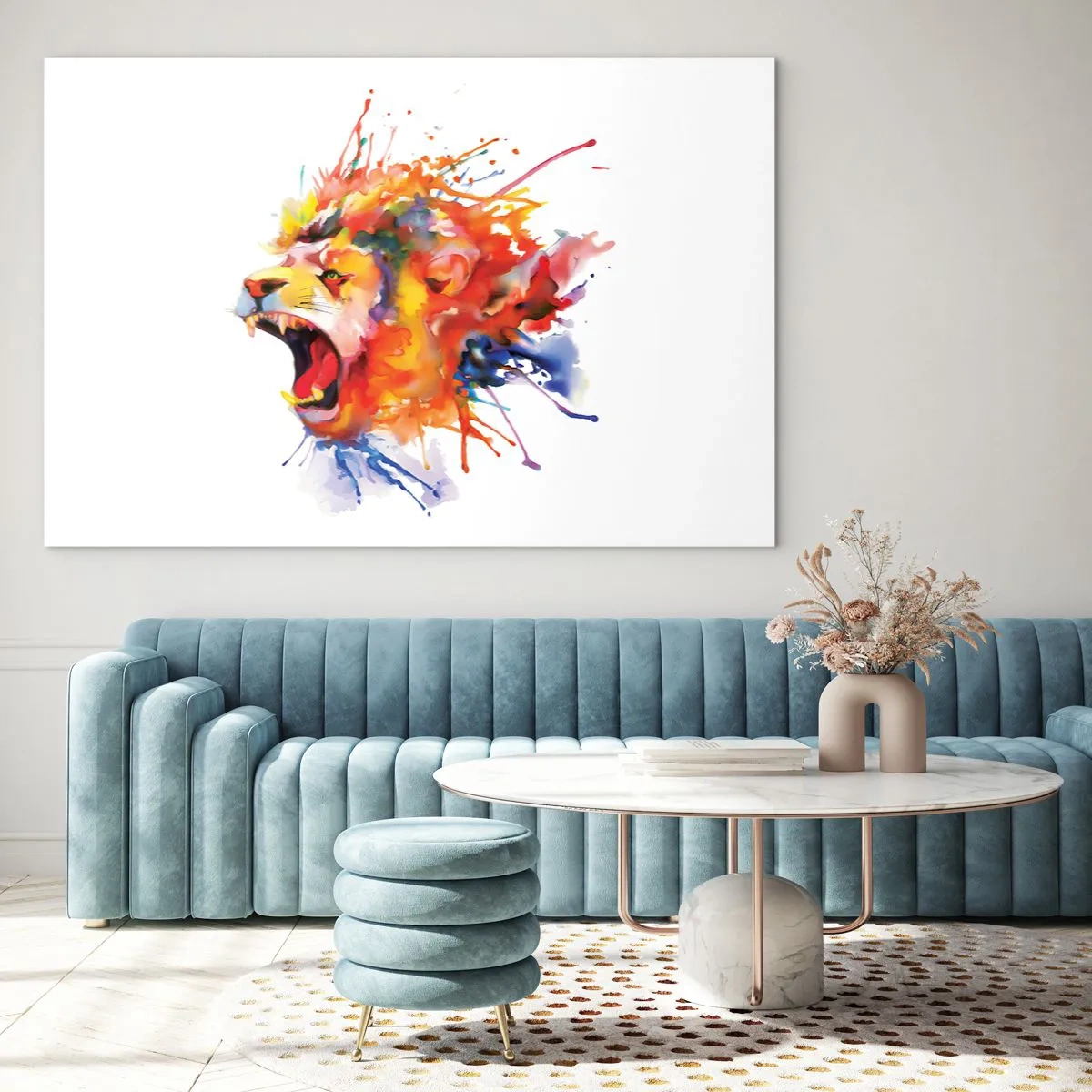 Üveg kép - Felrobbanni a haragtól - 120x80 cm