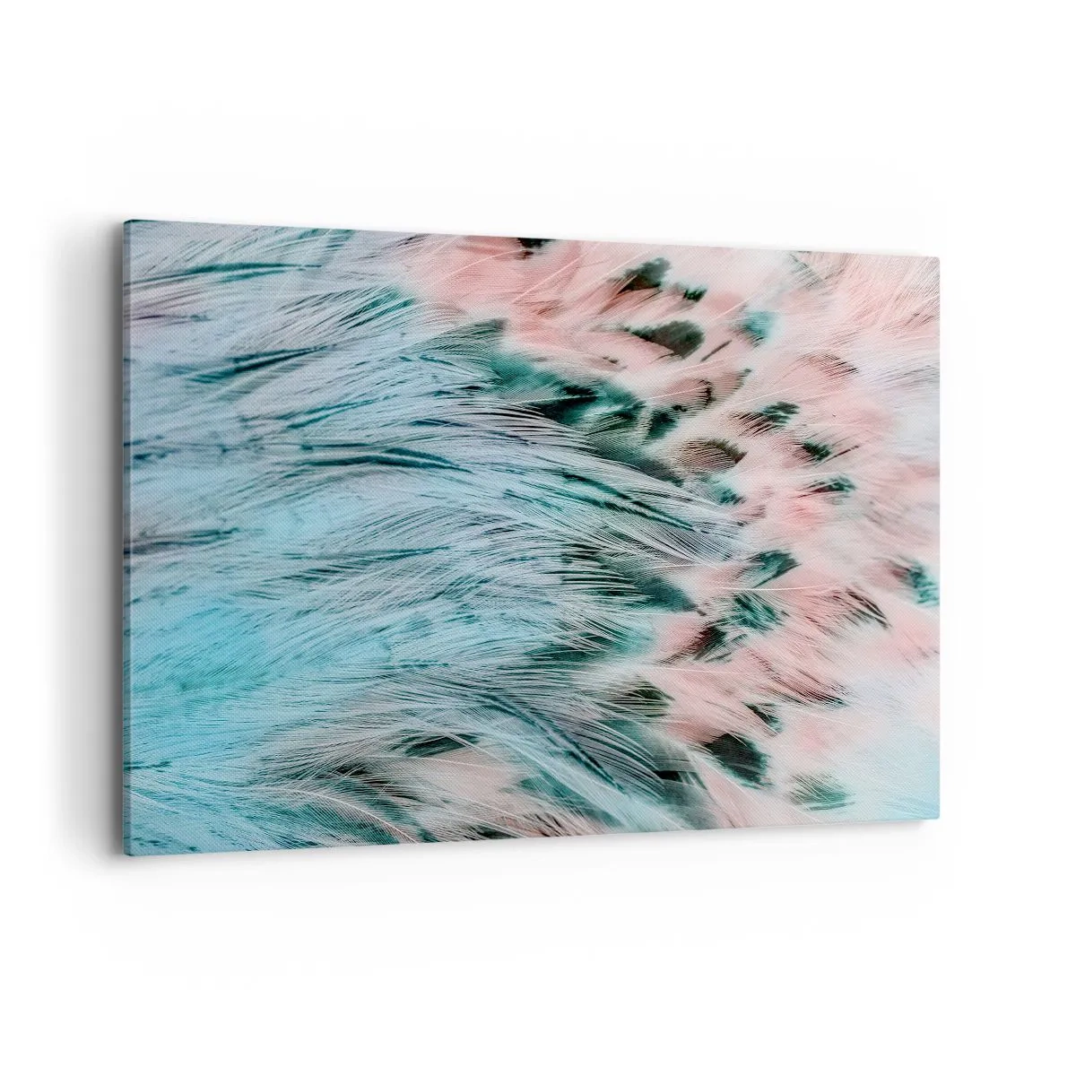 Vászonkép - Zafír rózsaszín pehely - 100x70 cm