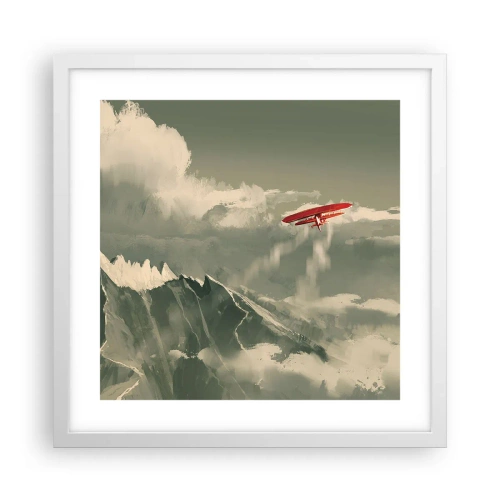 Poszter fekete keretben - Rettenthetetlen úttörő - 40x40 cm