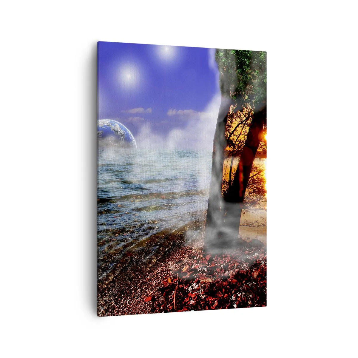 Vászonkép - Szürreális táj - a természet egysége - 70x100 cm
