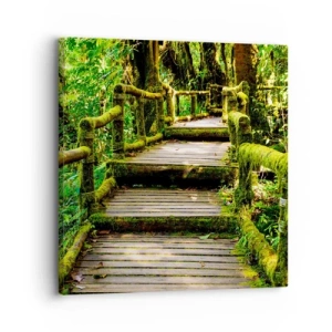 Vászonkép - A zöld folyosója - 30x30 cm