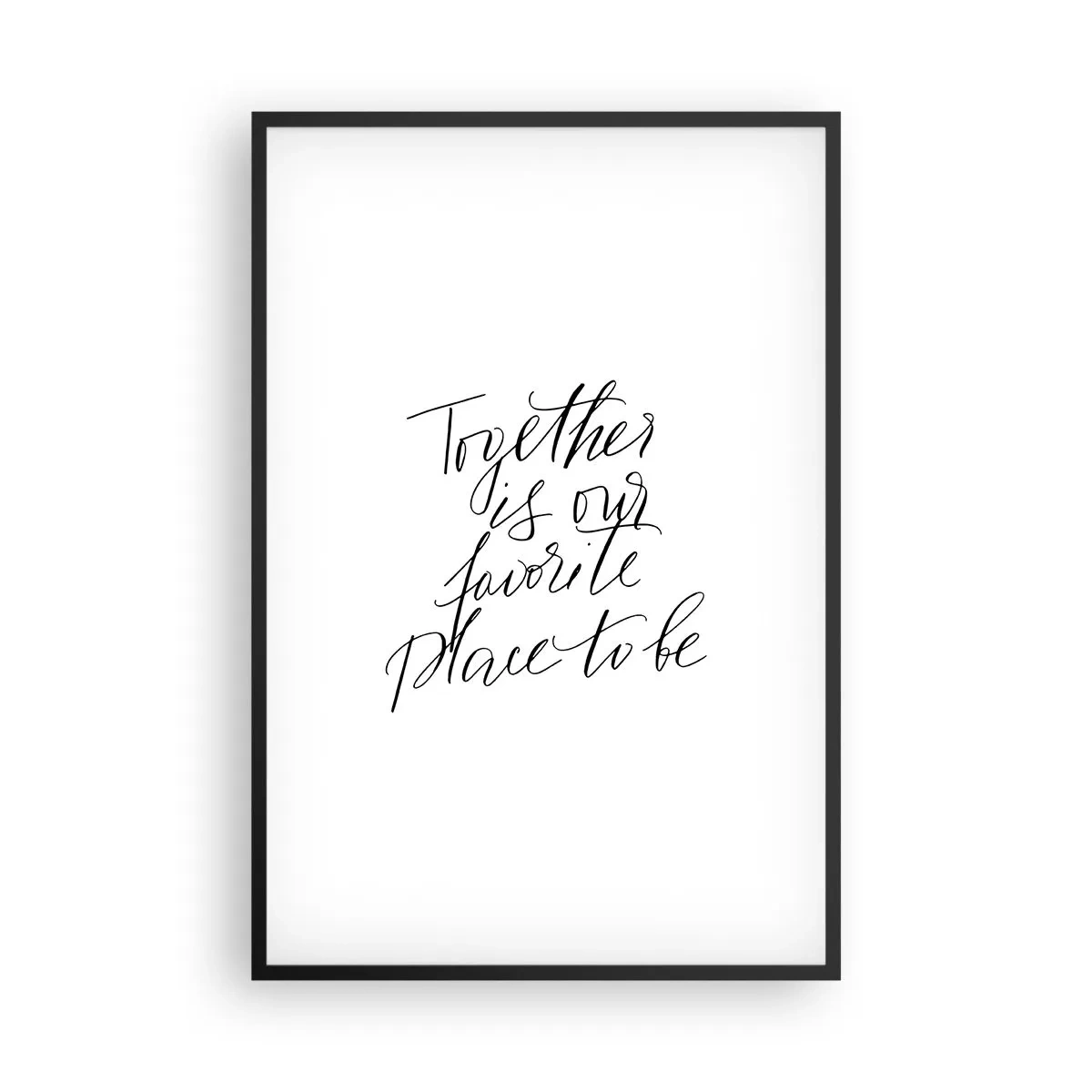 Poszter fehér keretben - Te is érzed? - 61x91 cm