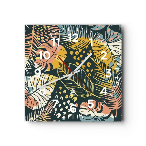 Falióra, Óra - Leveles fantázia - 40x40 cm