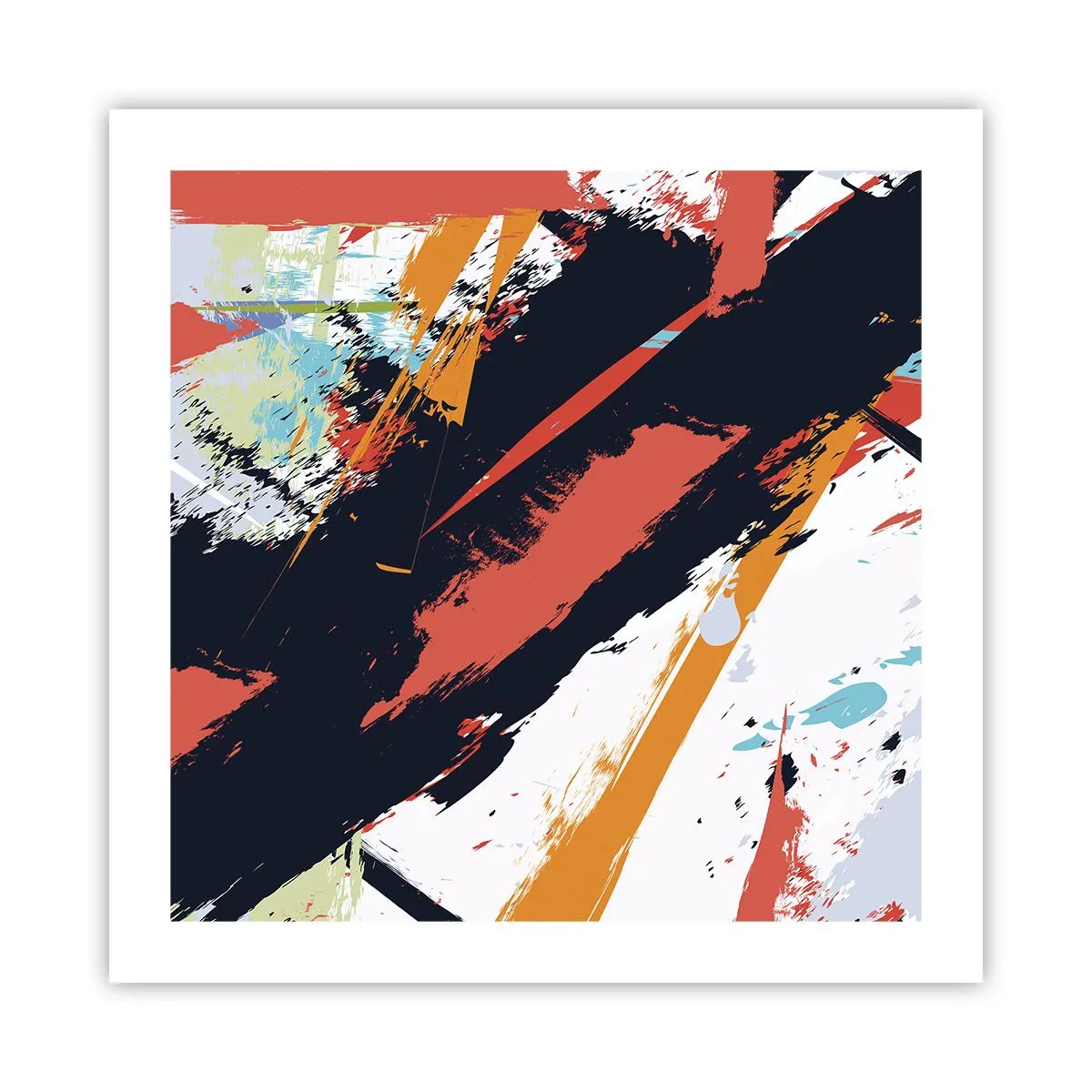 Poszter - Dinamikus kompozíció - 50x50 cm