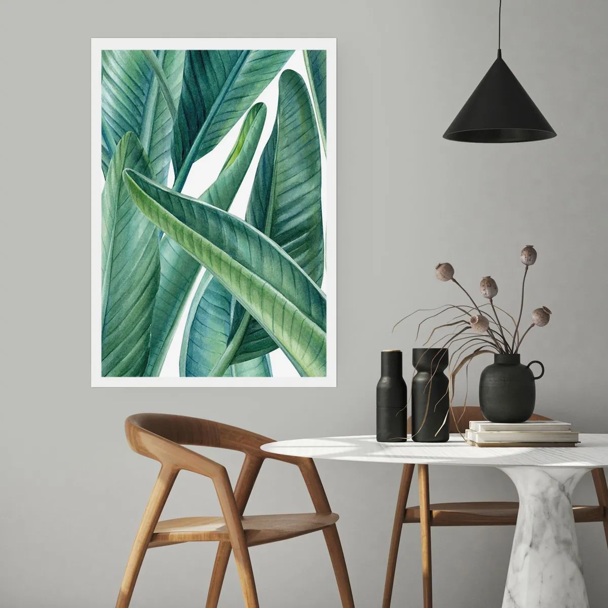 Poszter - Zöld önmagában - 40x50 cm