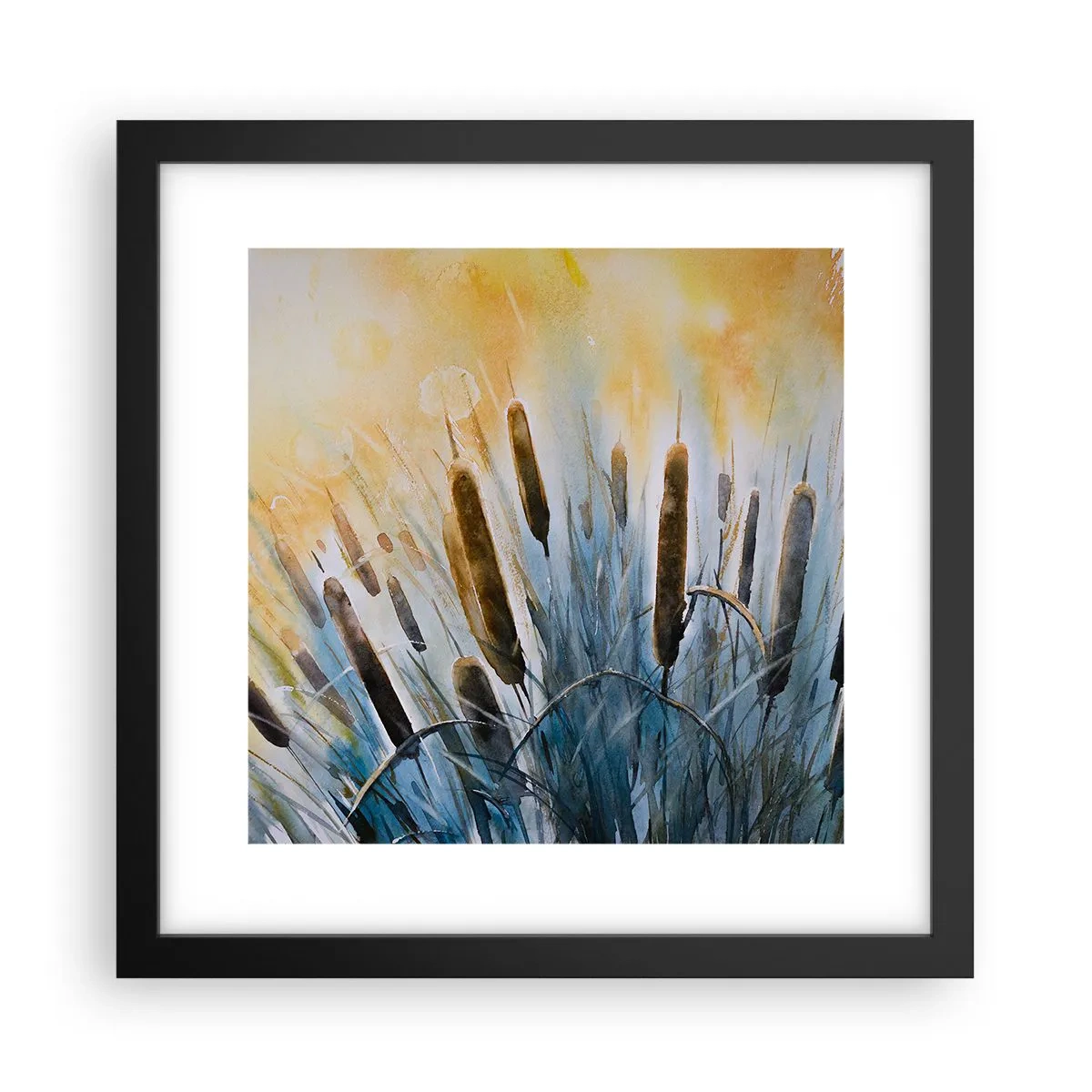 Poszter fehér keretben - A víz hűvössége, a nap melege - 30x30 cm