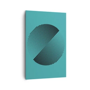 Vászonkép - A kör - egy geometriai variáció - 80x120 cm