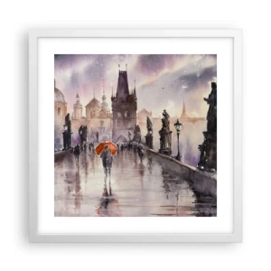 Poszter fekete keretben - Az emberek nem változnak - 40x40 cm