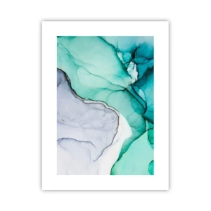 Poszter - Tanulmány türkizben - 30x40 cm