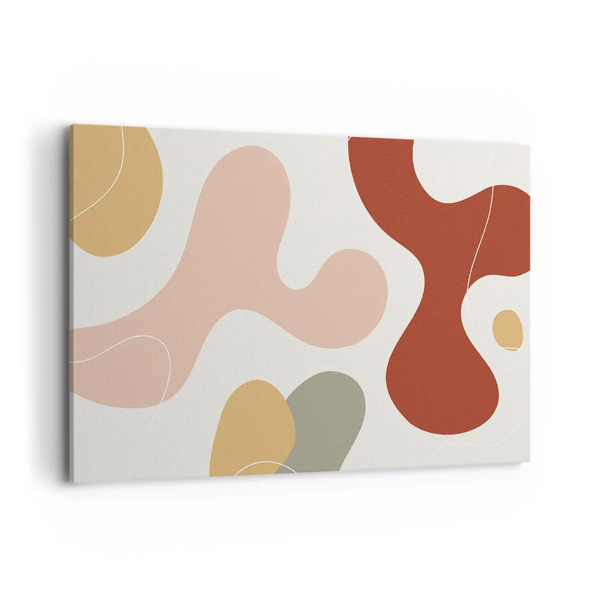 Vászonkép - Pöttyök vagy hullámok? - 120x80 cm