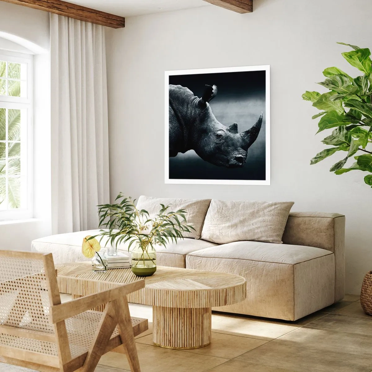 Poszter - Jobb profil - 40x40 cm