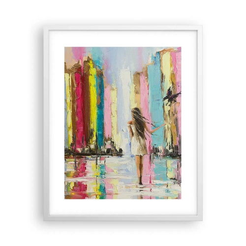 Poszter fekete keretben - Kövessél - 40x50 cm