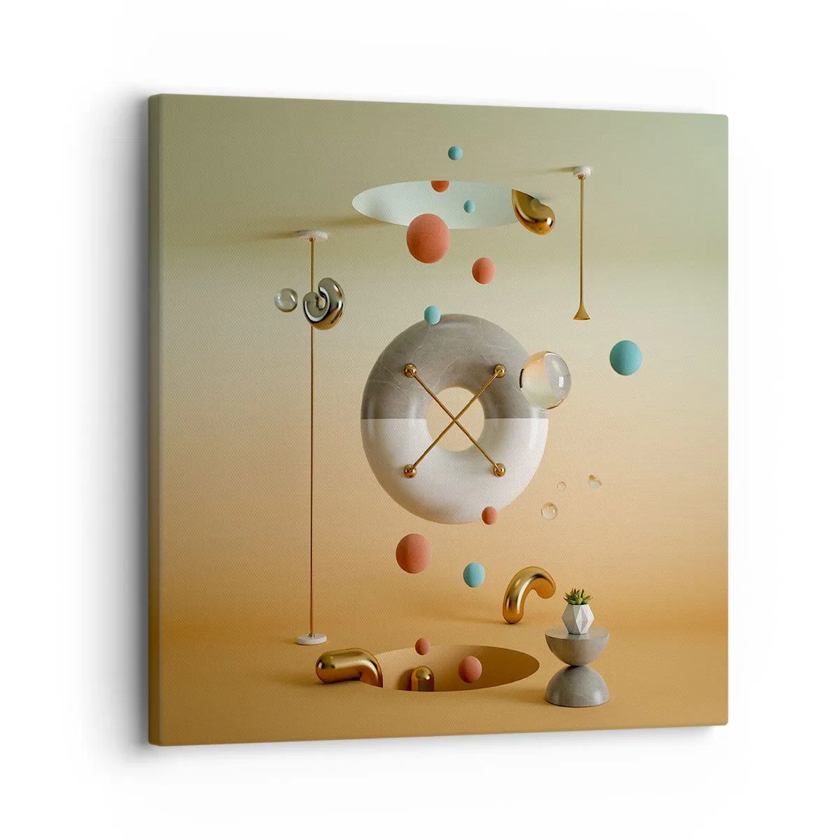 Vászonkép - Bármi megtörténhet - 30x30 cm