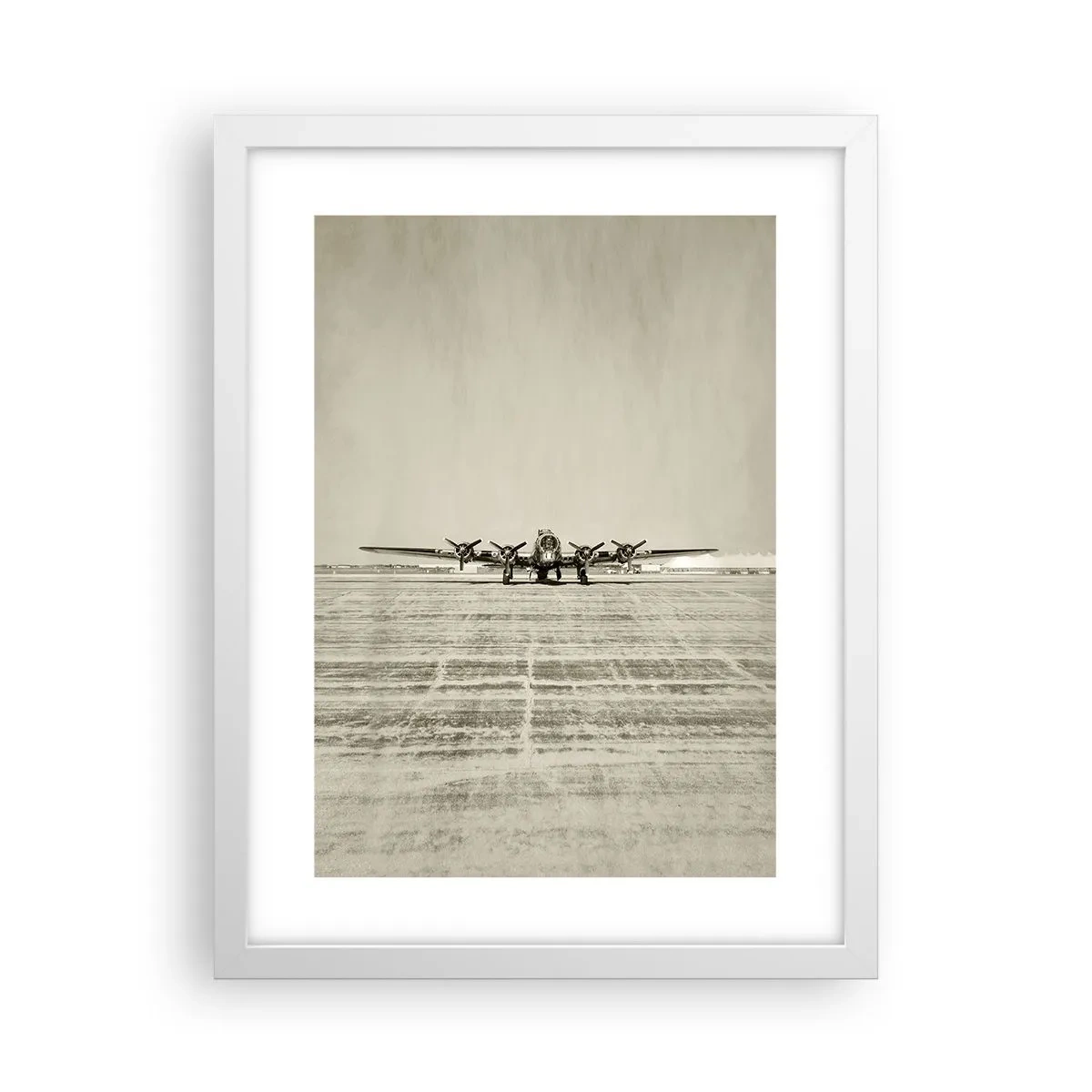 Poszter fekete keretben - Mint mindig készen - 30x40 cm