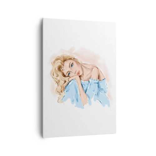 Vászonkép - Álmodozó a kékben - 70x100 cm