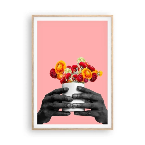 Poszter világos tölgy keretben - Az élet apoteózisa - 70x100 cm