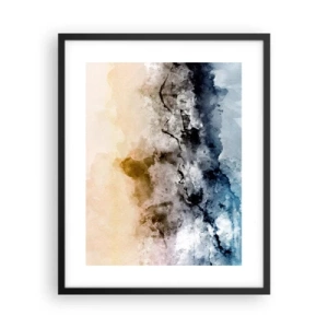 Poszter fehér keretben - Ködfelhőbe fulladt - 40x50 cm