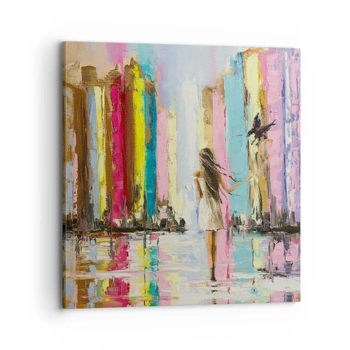 Vászonkép - Kövessél - 70x70 cm