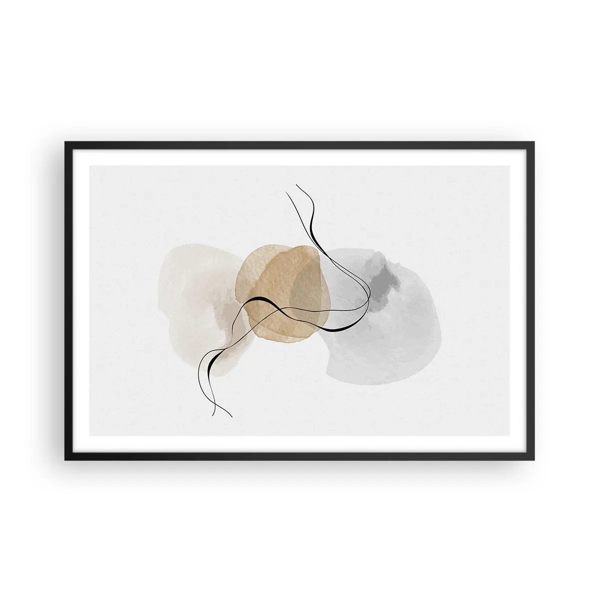 Poszter fehér keretben - Léggyöngyök - 91x61 cm