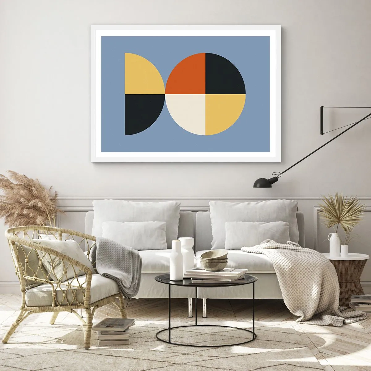 Poszter fekete keretben - Nézd és számolj - 70x50 cm