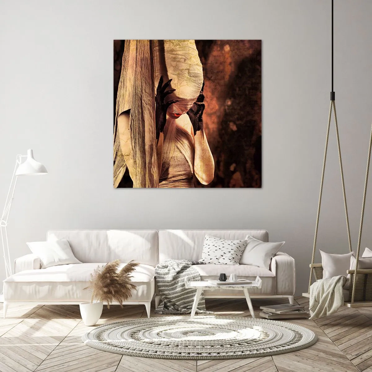 Vászonkép - A jó és a rossz között - 50x50 cm