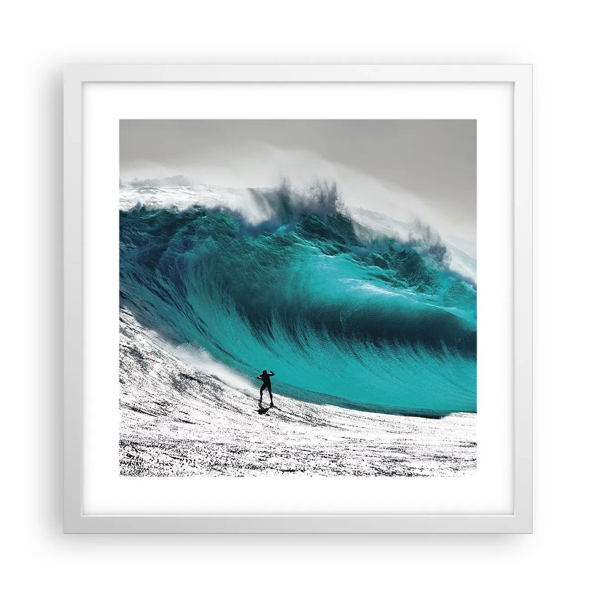 Poszter fekete keretben - Kihívás elfogadva - 40x40 cm