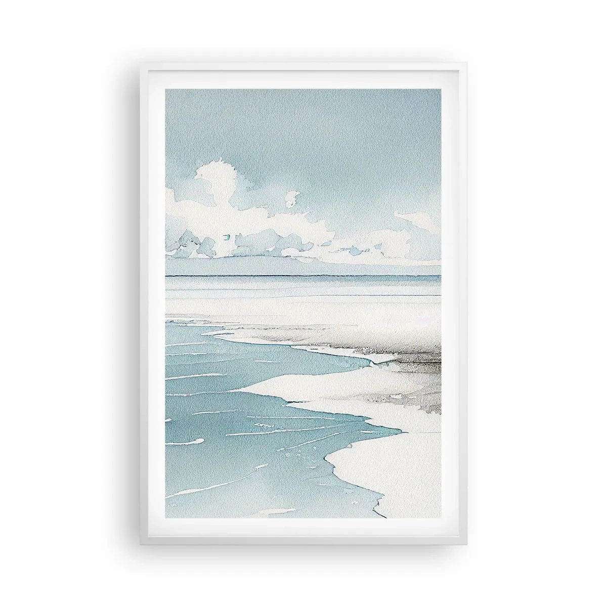 Poszter fekete keretben - Szelíd dagály - 61x91 cm