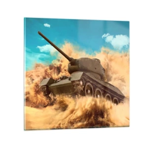 Üveg kép - Legyőzhetetlen - 50x50 cm