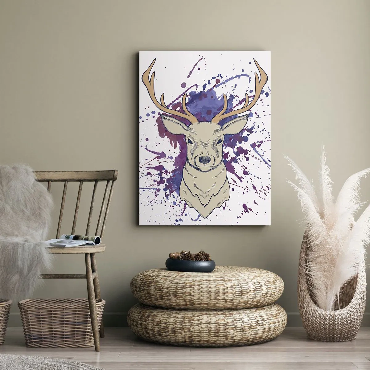 Vászonkép - Bátorság és egyensúly - 55x100 cm