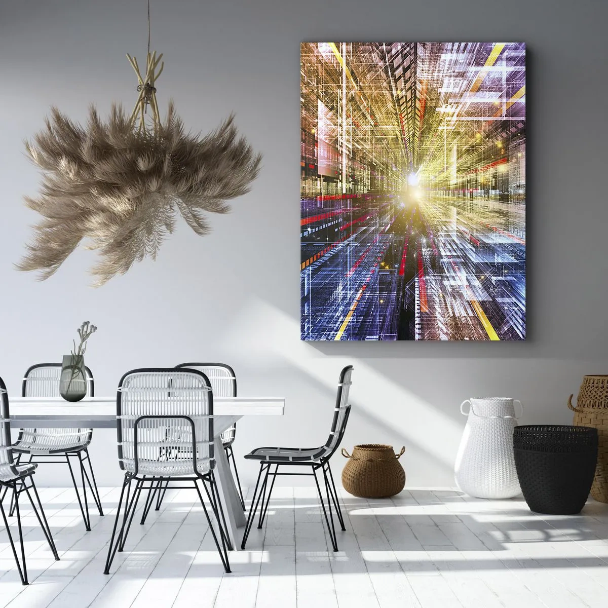 Vászonkép - Fényes folyosó - 45x80 cm