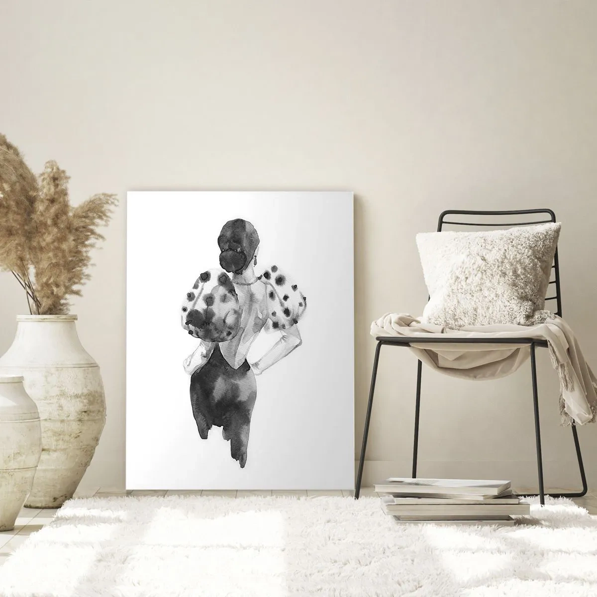 Üveg kép - Egyenesen elsétált mellettem - 80x120 cm