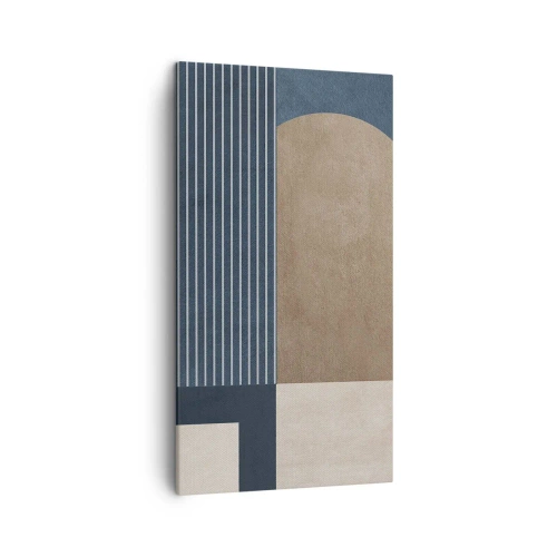 Vászonkép - Az egyszerűség és a kerekség kompozíciója - 45x80 cm