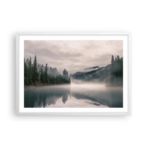 Poszter fekete keretben - Ábrándosan, ködben - 70x50 cm