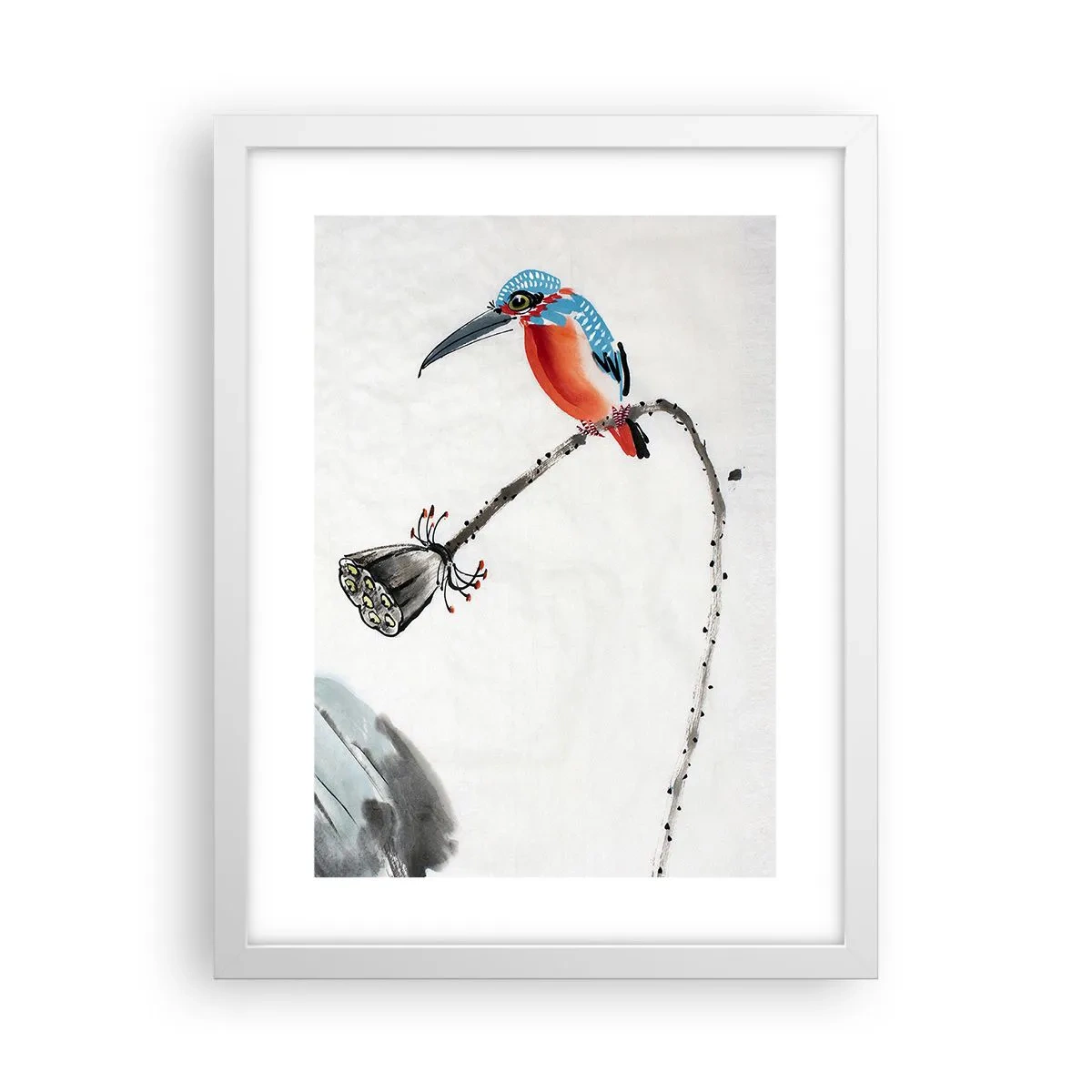 Poszter fekete keretben - A rét élete - 30x40 cm