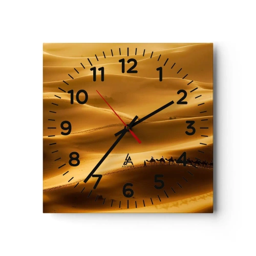 Falióra, Óra - Karaván a sivatagi hullámokban - 40x40 cm