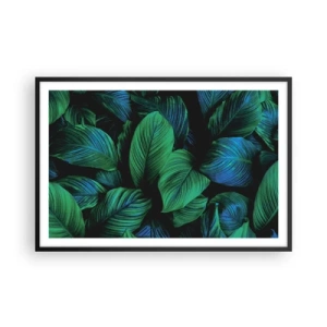 Poszter fehér keretben - A zöld tömegben - 91x61 cm