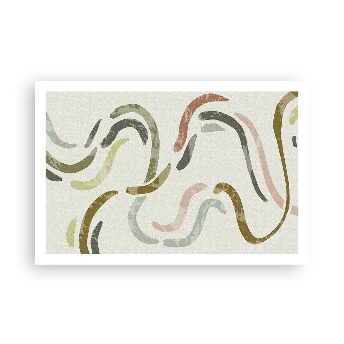 Poszter - Az absztrakció vidám tánca - 91x61 cm