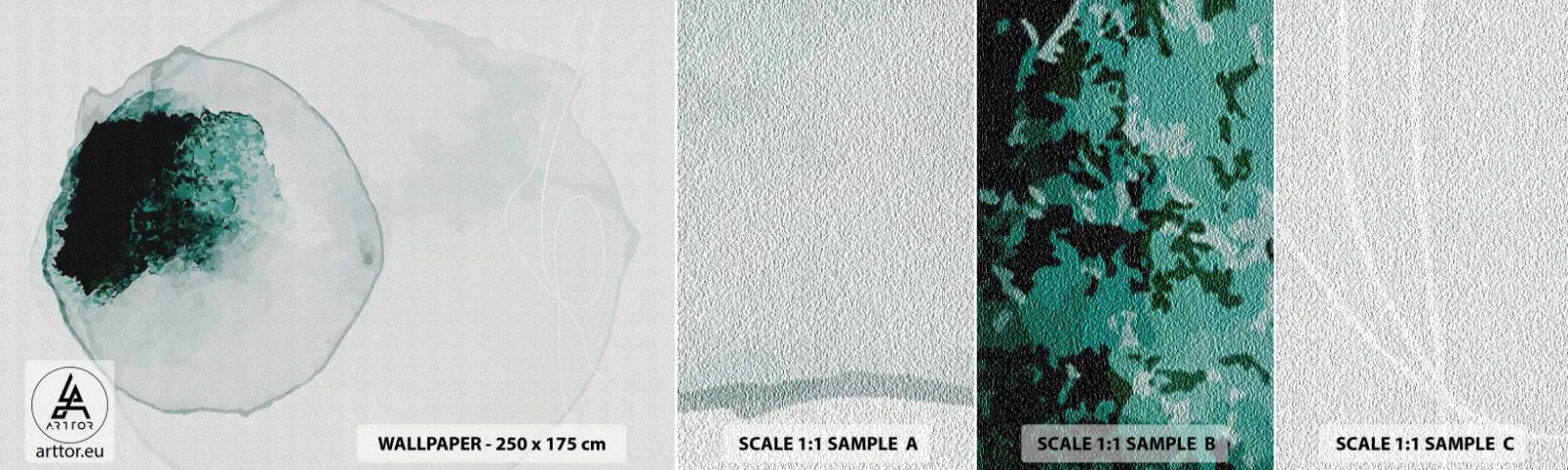 Fotótapéta Minta Standard Eco - Egy vízcseppben - Modern, Minimalista, Absztrakció - 100x30 cm