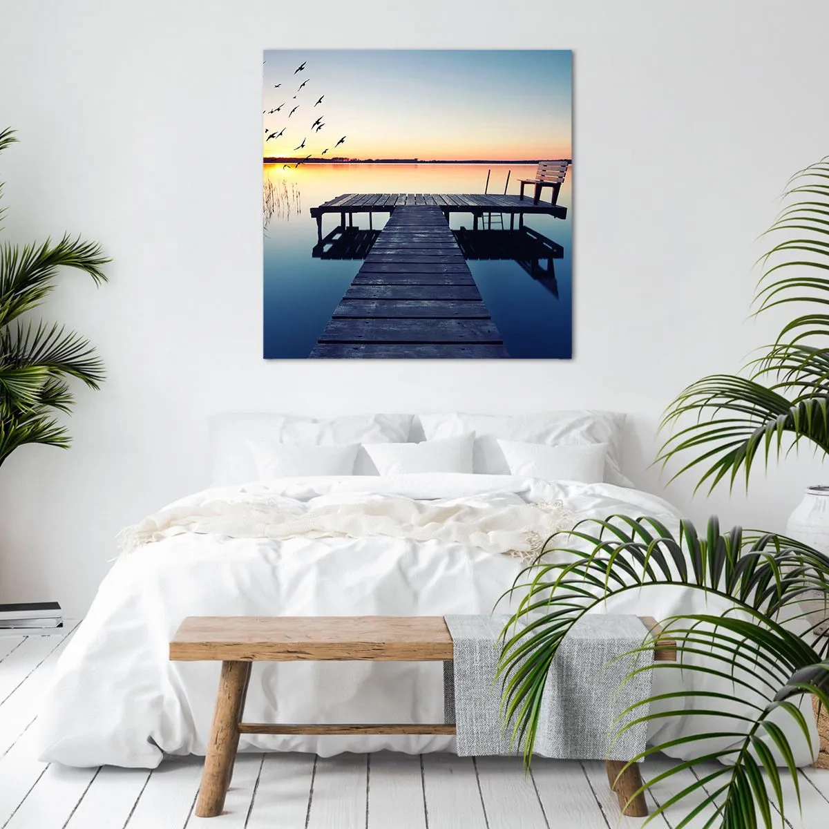 Vászonkép - Jó nap volt - 40x40 cm