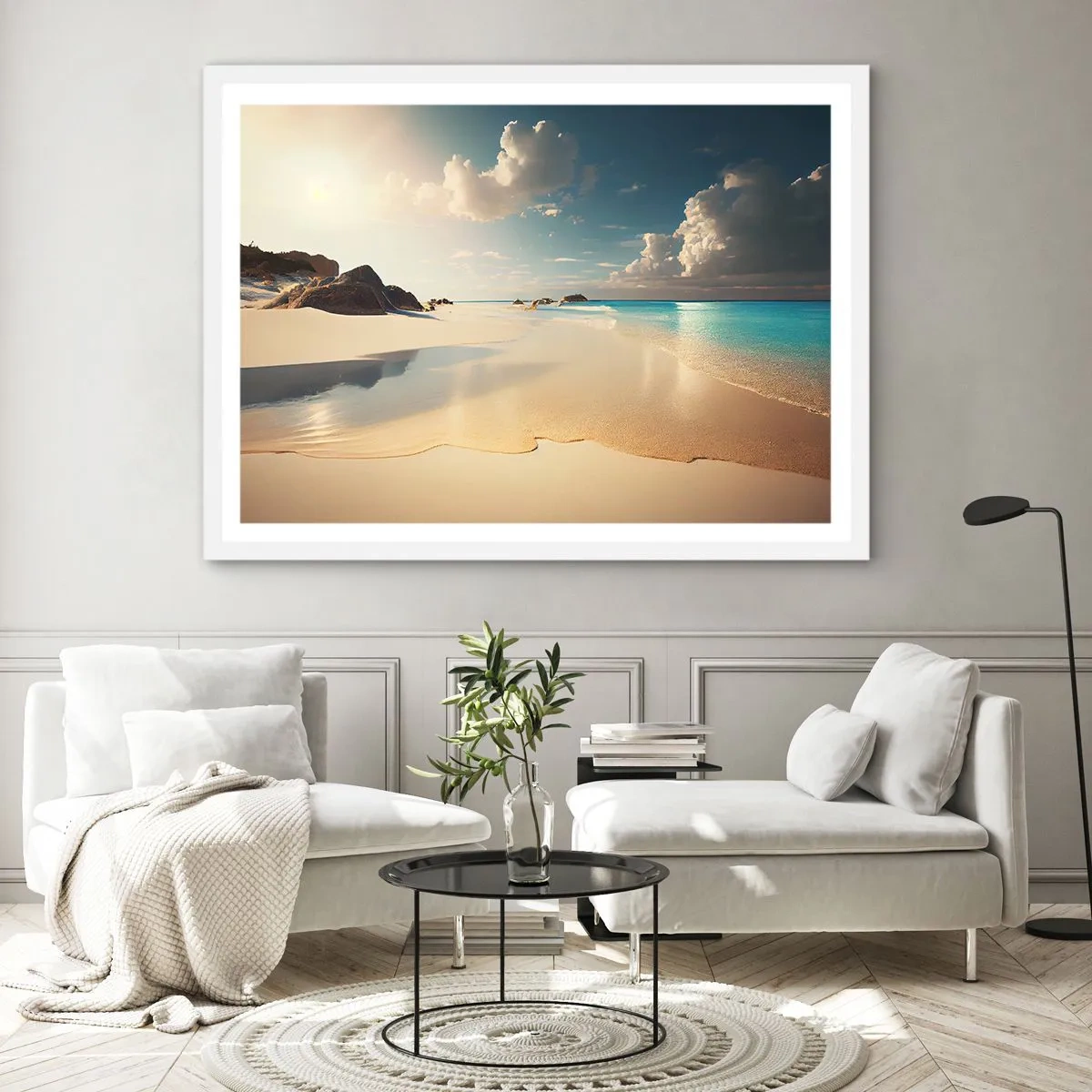 Poszter fekete keretben - Egy álomszerű nap - 100x70 cm