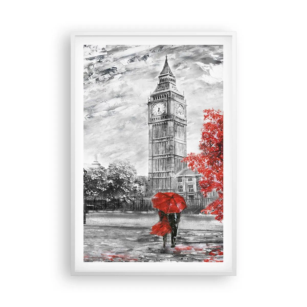 Poszter fekete keretben - Izgalmas nap - 61x91 cm