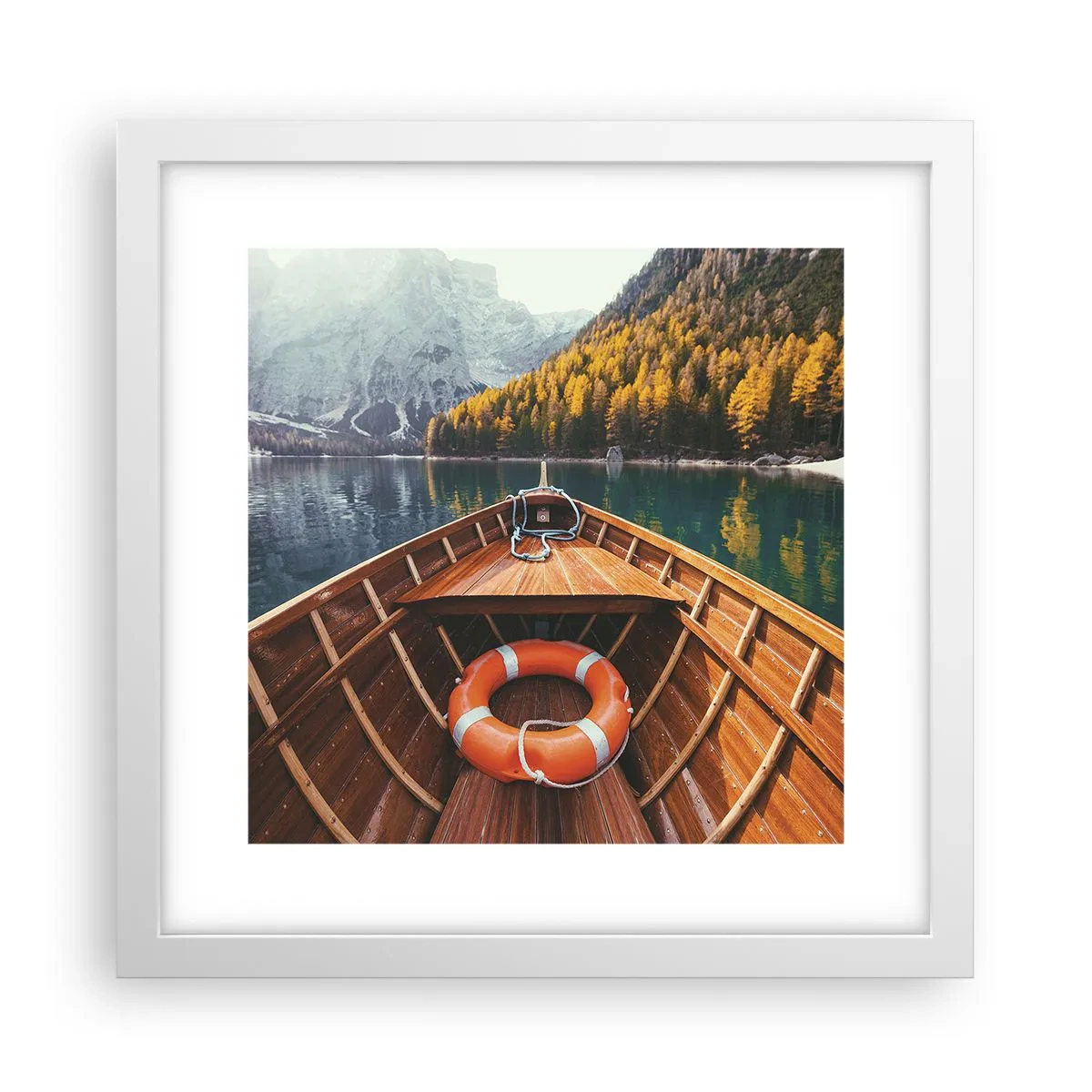 Poszter fekete keretben - Hegyi kirándulás - 30x30 cm