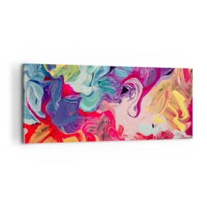 Vászonkép - Színek születése - 100x40 cm
