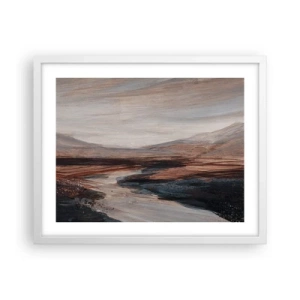 Poszter fekete keretben -  Békés völgy - 50x40 cm