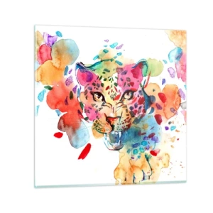 Üveg kép - Szépség és a szörny - 50x50 cm