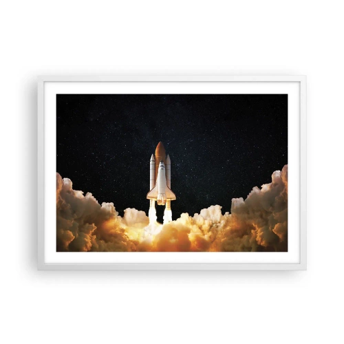 Poszter fekete keretben - Ad astra! - 70x50 cm